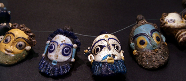 National Archaeological Museum of Cagliari; Photo: Giovanni Dall’Orto Phoenician glass necklace