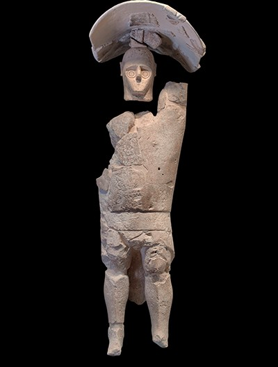National Archaeological Museum of Cagliari; Image: Mont’e Prama Foundation Archives An iunarmed youth, standing